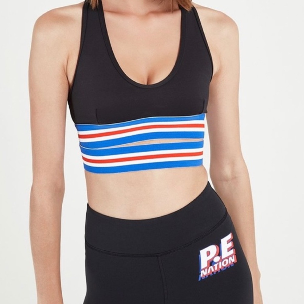 PE Nation Full Toss Leggings and Crop Top S
